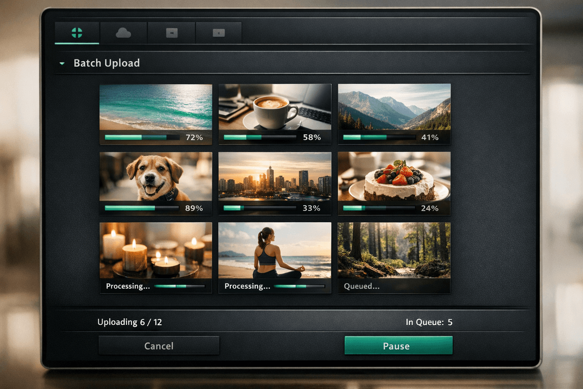 Batch processing interface